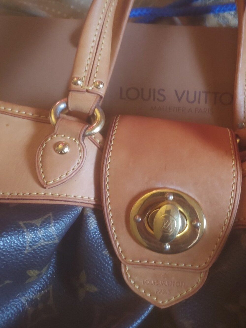 LOUIS VUITTON BOETIE BAG LV MONOGRAM PM SATCHEL BAG - Picture 2 of 9